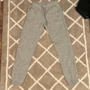Divided (H&M) sweatpants, size x-small, strings do work for tightening.